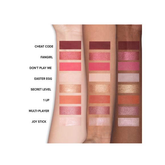 Too Faced LET'S PLAY On-the-Fly Eye Shadow Palette New in Box Bubble Gum Scented - Picture 4 of 5